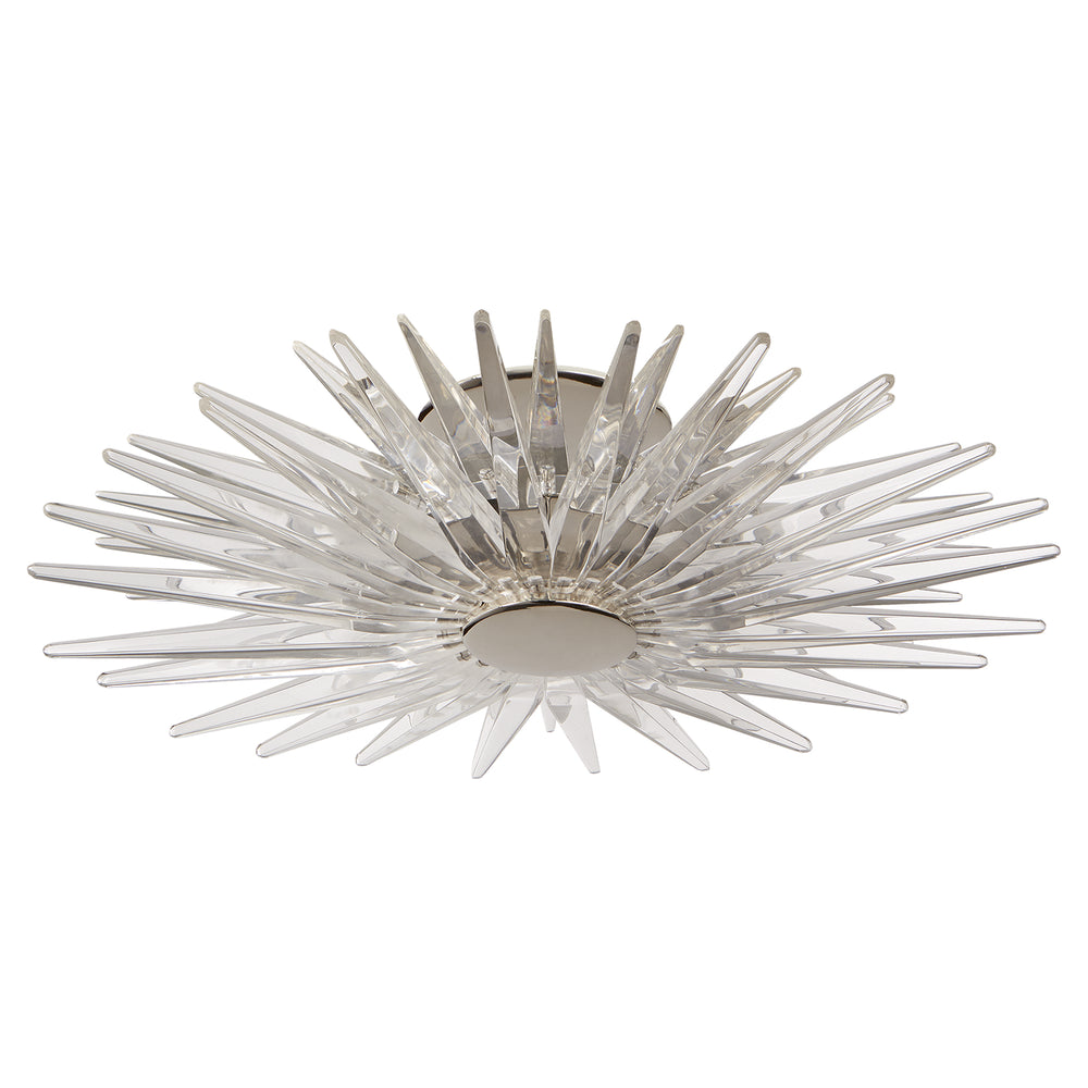 Visual Comfort Signature Canada - LED Flush Mount - Quincy - Polished Nickel- Union Lighting Luminaires Decor