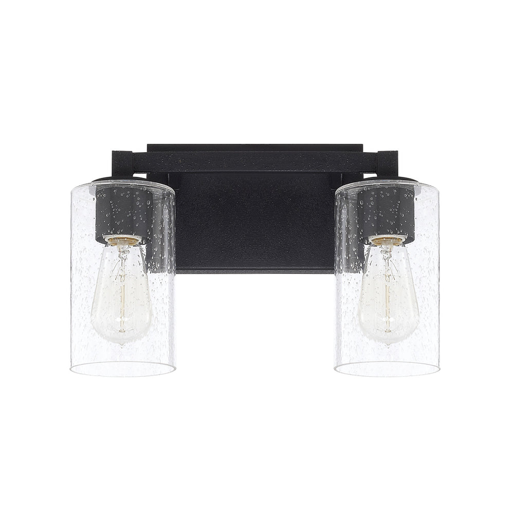 Capital Lighting - Two Light Vanity - Ravenwood - Black Iron- Union Lighting Luminaires Decor