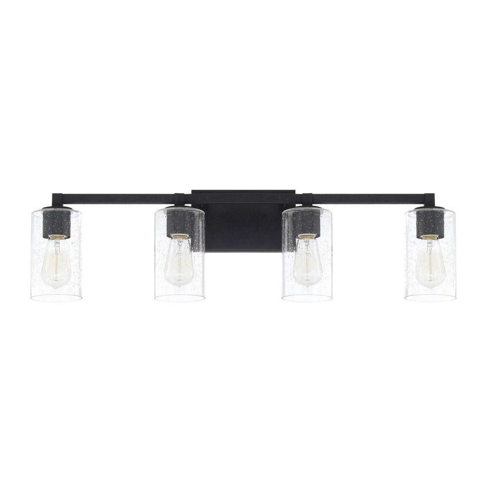 Capital Lighting - Four Light Vanity - Ravenwood - Black Iron- Union Lighting Luminaires Decor
