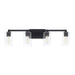 Capital Lighting - Four Light Vanity - Ravenwood - Black Iron- Union Lighting Luminaires Decor