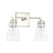 Capital Lighting - Two Light Vanity - Rory - Polished Nickel- Union Lighting Luminaires Decor