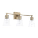 Capital Lighting - Three Light Vanity - Rory - Aged Brass- Union Lighting Luminaires Decor