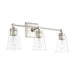 Capital Lighting - Three Light Vanity - Rory - Polished Nickel- Union Lighting Luminaires Decor