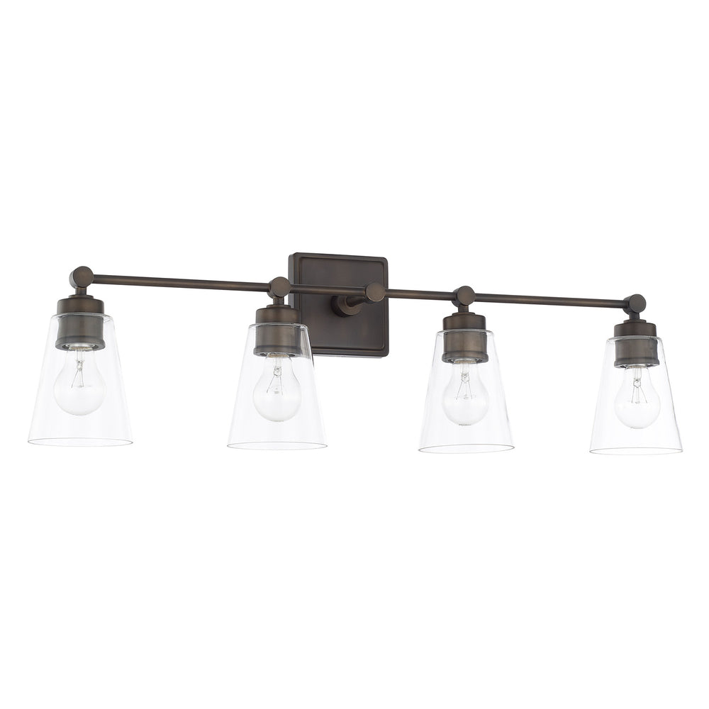 Capital Lighting - Four Light Vanity - Rory - Old Bronze- Union Lighting Luminaires Decor