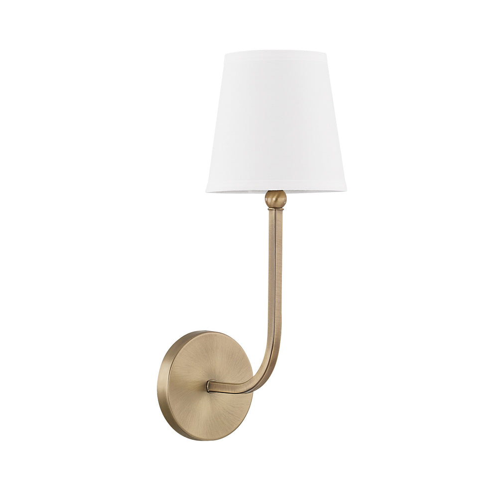 Capital Lighting - One Light Wall Sconce - Dawson - Aged Brass- Union Lighting Luminaires Decor