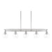 Capital Lighting - Five Light Island Pendant - Mid Century - Polished Nickel- Union Lighting Luminaires Decor