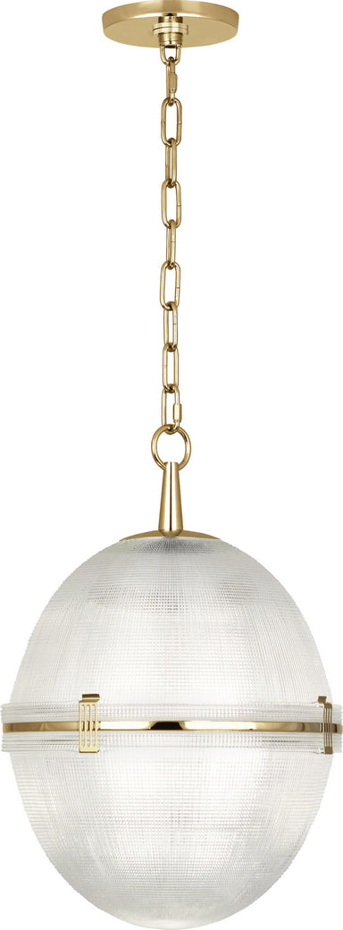 Robert Abbey - One Light Pendant - Brighton - Modern Brass- Union Lighting Luminaires Decor