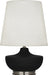 Robert Abbey - One Light Table Lamp - Michael Berman Nolan - Matte Dark Coal Glazed Ceramic w/Dark Antique Nickel- Union Lighting Luminaires Decor