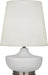 Robert Abbey - One Light Table Lamp - Michael Berman Nolan - Matte Dove Glazed Ceramic w/Dark Antique Nickel- Union Lighting Luminaires Decor