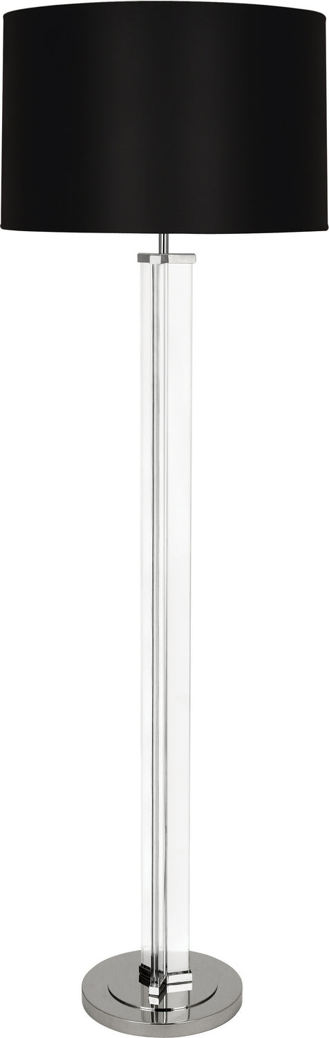 Robert Abbey - One Light Floor Lamp - Fineas - Clear Glass and Polished Nickel- Union Lighting Luminaires Decor