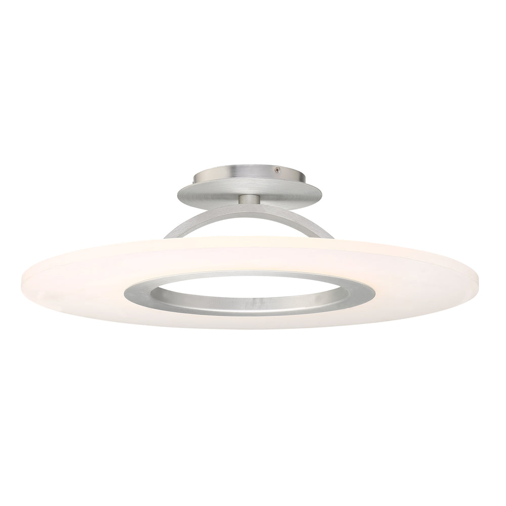 W.A.C. Canada - LED Convertible Semi-Flush Mount - Elektron - Brushed Aluminum- Union Lighting Luminaires Decor