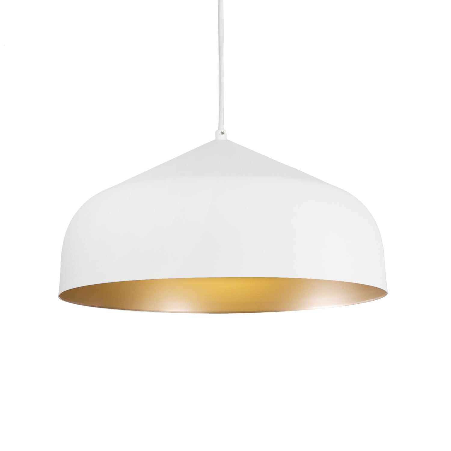 Kuzco Canada - LED Pendant - Helena - White/Gold- Union Lighting Luminaires Decor