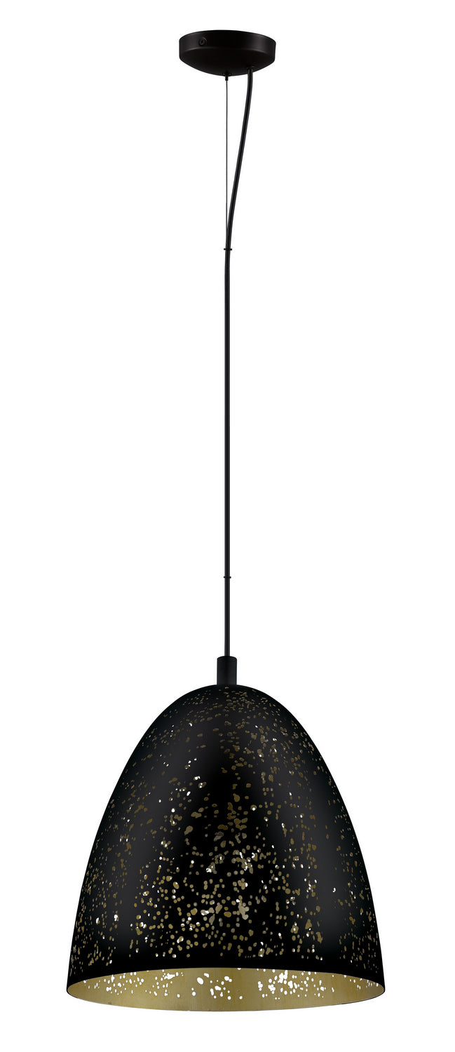 Eglo Canada - One Light Suspension - Safi - Matte Black- Union Lighting Luminaires Decor