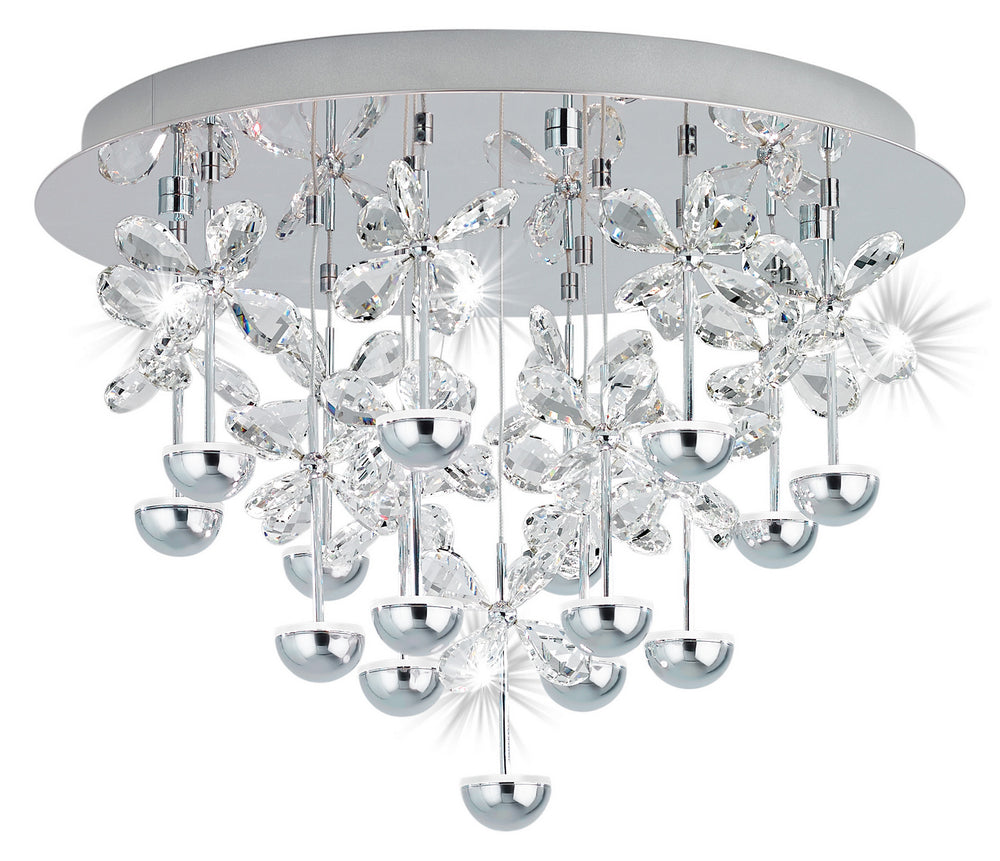 Eglo Canada - LED Ceiling Light - Pianopoli - Chrome- Union Lighting Luminaires Decor