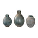 Uttermost - Vases, S/3 - Mercede - Blue-green w/Textured- Union Lighting Luminaires Decor