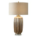 Uttermost - One Light Table Lamp - Gistova - Brushed Antiqued Gold- Union Lighting Luminaires Decor