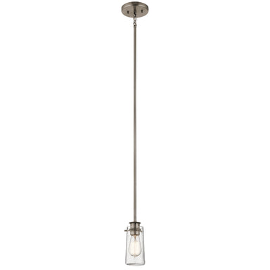 Kichler Canada - One Light Mini Pendant - Braelyn - Classic Pewter- Union Lighting Luminaires Decor