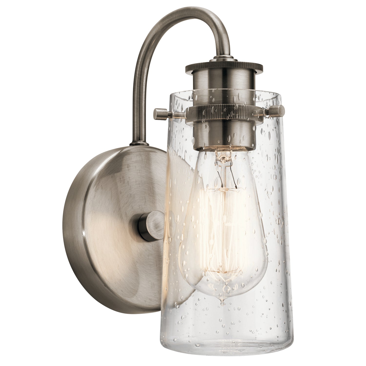 Kichler Canada - One Light Wall Sconce - Braelyn - Classic Pewter- Union Lighting Luminaires Decor