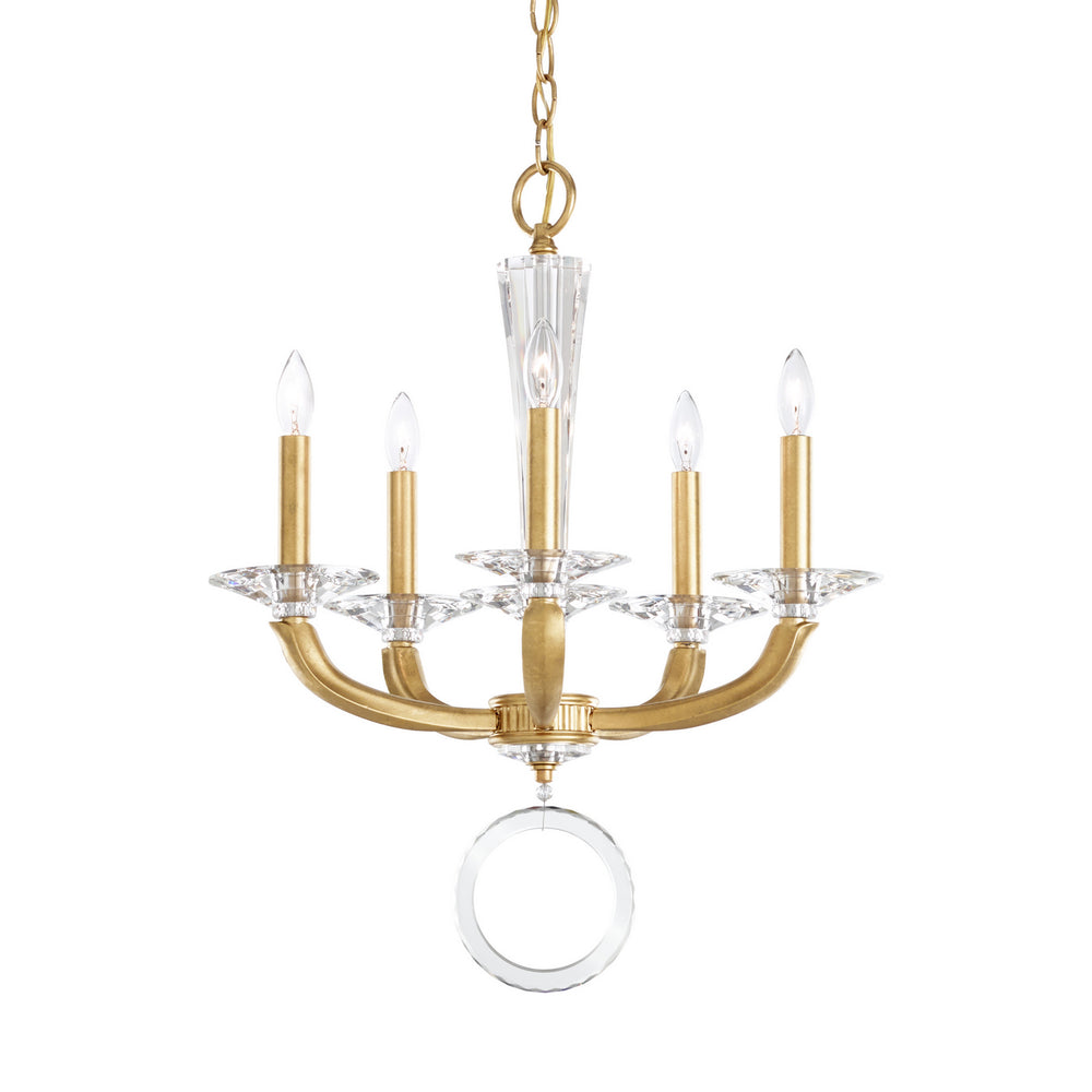 Schonbek - Five Light Chandelier - Emilea - Heirloom Gold- Union Lighting Luminaires Decor
