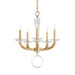 Schonbek - Five Light Chandelier - Emilea - Heirloom Gold- Union Lighting Luminaires Decor