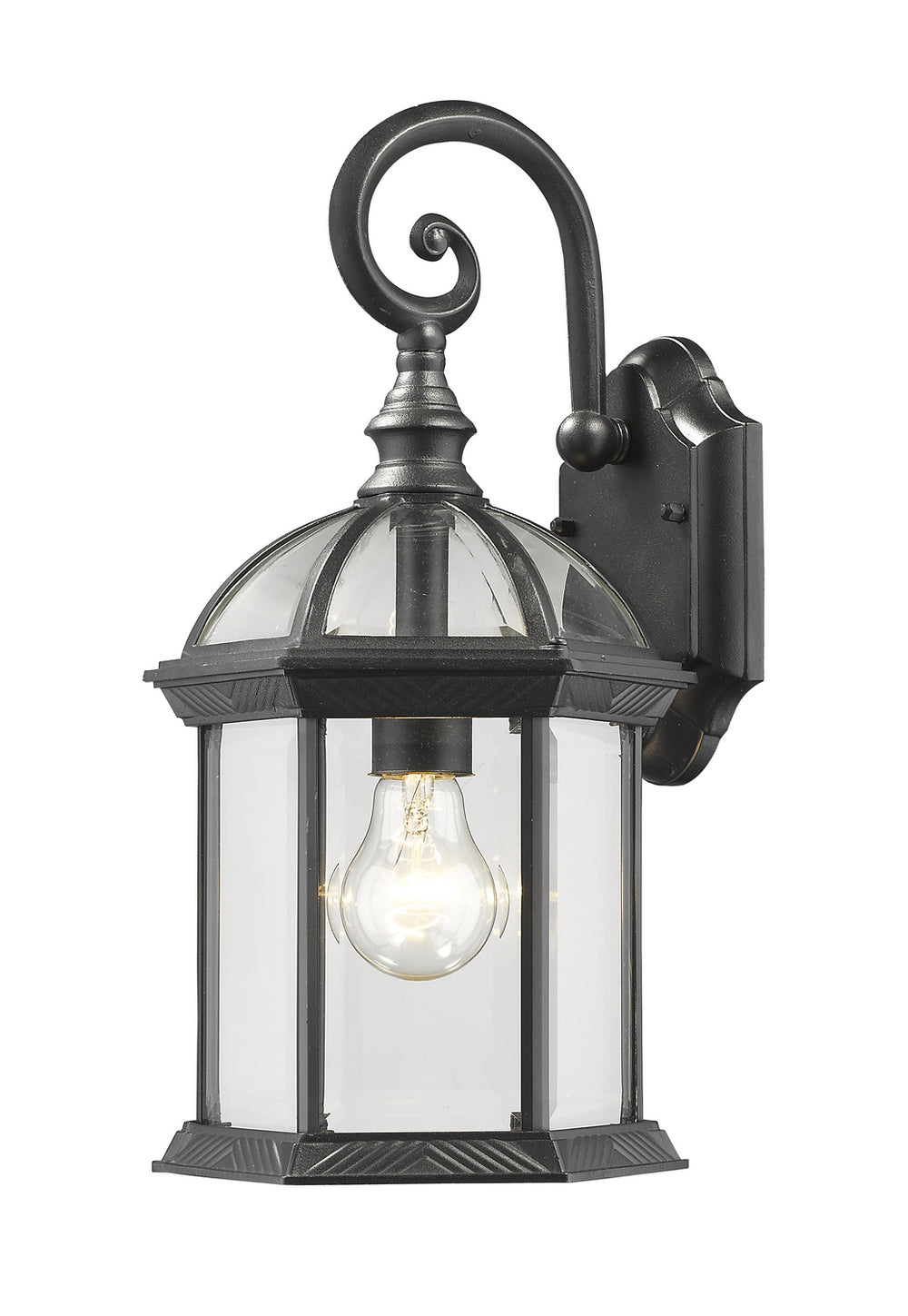 Z-Lite Canada - One Light Outdoor Wall Sconce - Annex - Black- Union Lighting Luminaires Decor