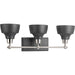 Progress Canada - Three Light Bath - Bramlett - Brushed Nickel- Union Lighting Luminaires Decor