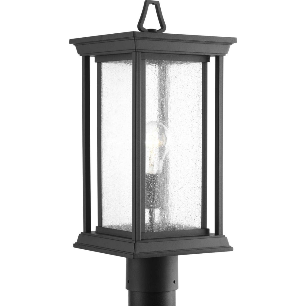 Progress Canada - One Light Post Lantern - Endicott - Black- Union Lighting Luminaires Decor