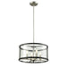 DVI Canada - Four Light Pendant - Downtown - Buffed Nickel And Graphite With Clear Glass- Union Lighting Luminaires Decor