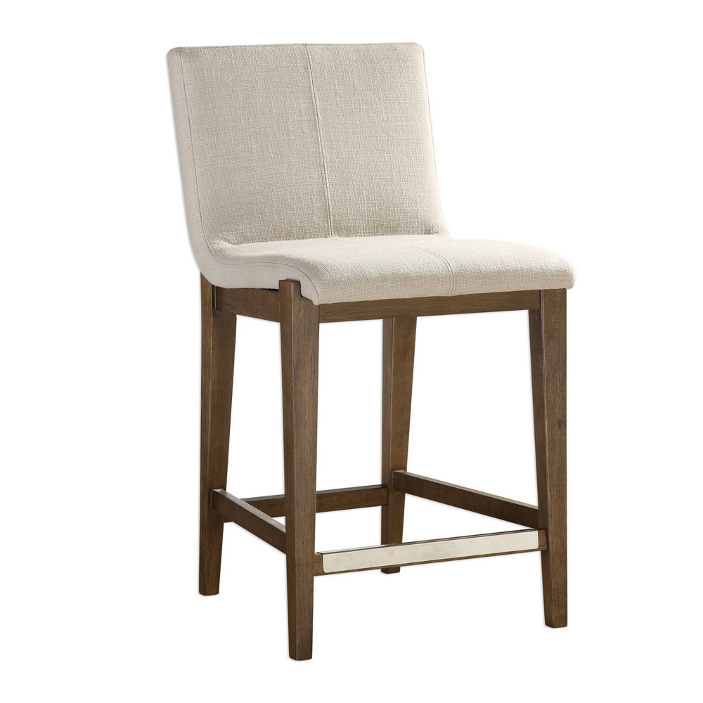 Uttermost - Counter Stool - Klemens - Brushed Nickel- Union Lighting Luminaires Decor
