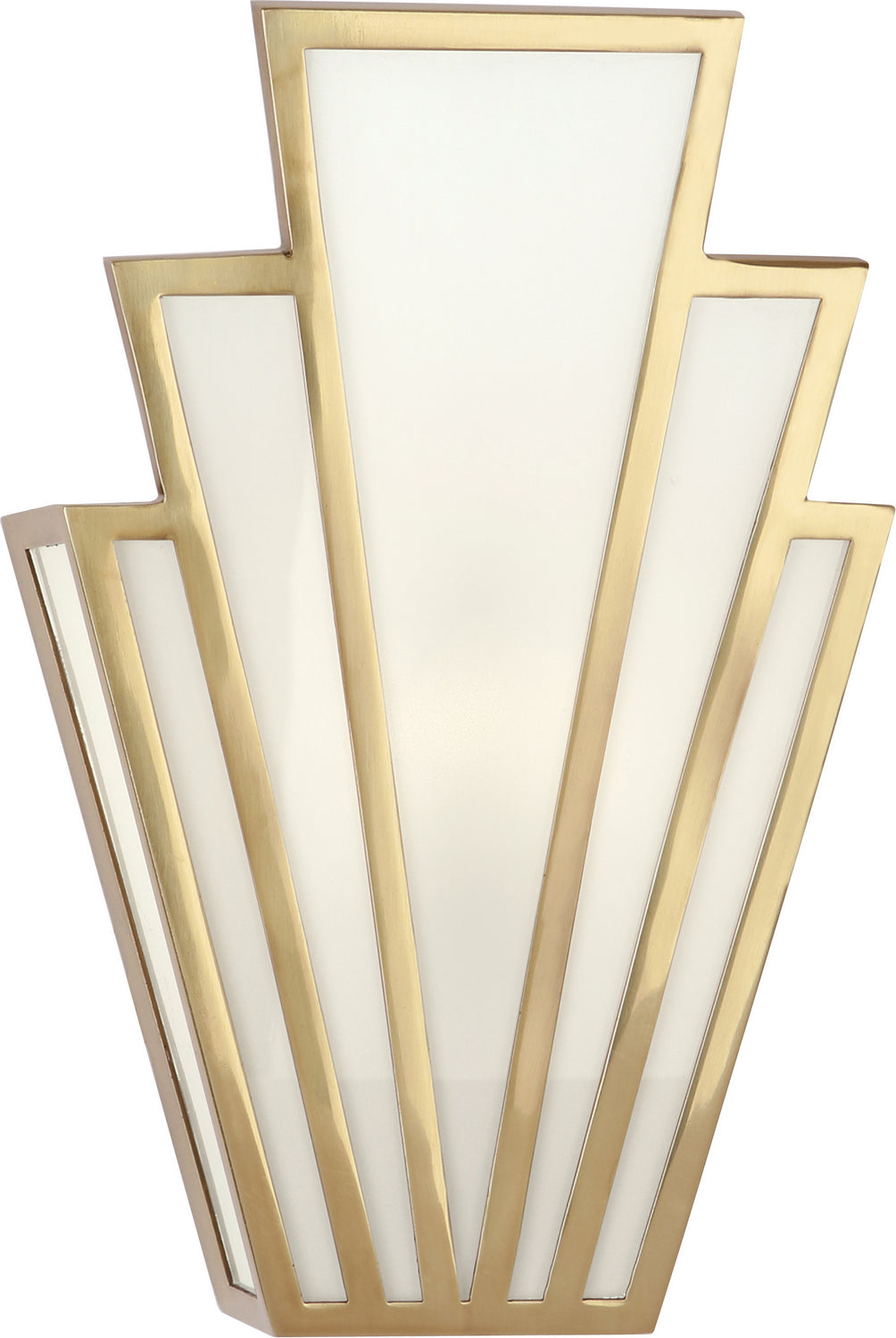 Robert Abbey - One Light Wall Sconce - Empire - Modern Brass- Union Lighting Luminaires Decor