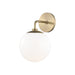 Mitzi - One Light Wall Sconce - Stella - Aged Brass- Union Lighting Luminaires Decor