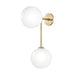 Mitzi - LED Wall Sconce - Ashleigh - Aged Brass- Union Lighting Luminaires Decor