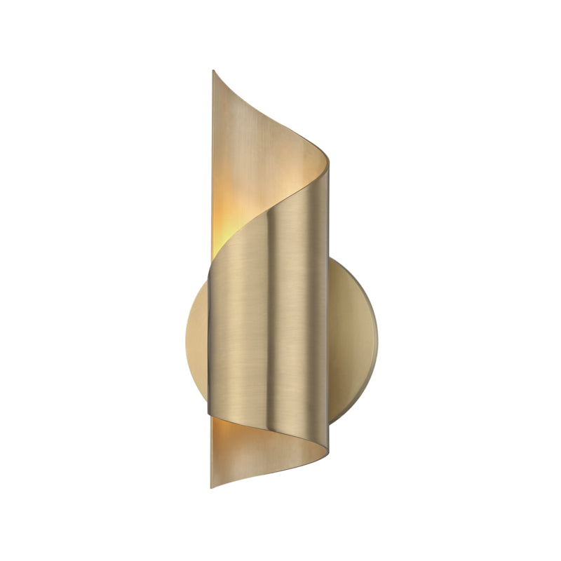 Mitzi - LED Wall Sconce - Evie - Aged Brass- Union Lighting Luminaires Decor