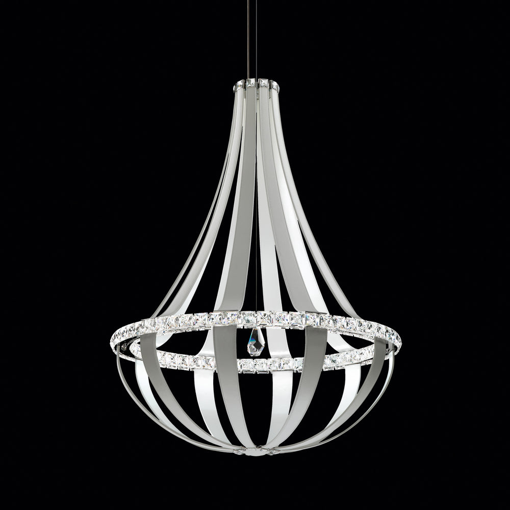 Schonbek - LED Pendant - Crystal Empire LED - White Pass- Union Lighting Luminaires Decor