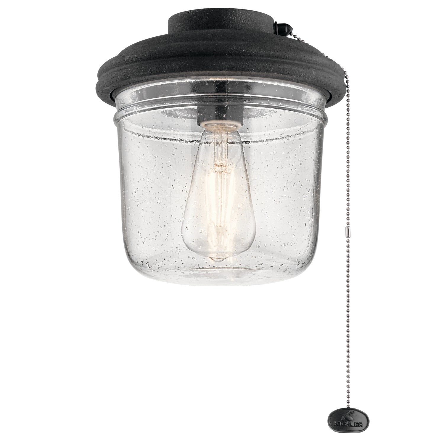 Kichler Canada - LED Fan Light Kit - Yorke - Distressed Black- Union Lighting Luminaires Decor