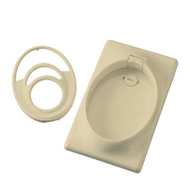 Kichler Canada - Single Gang CoolTouch Wall Plate - Accessory - Ivory (Not Painted)- Union Lighting Luminaires Decor
