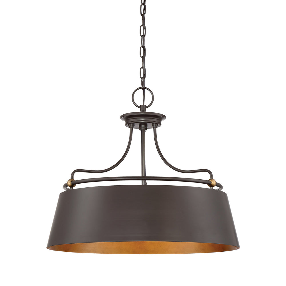 Quoizel - Four Light Pendant - Fairview - Western Bronze- Union Lighting Luminaires Decor