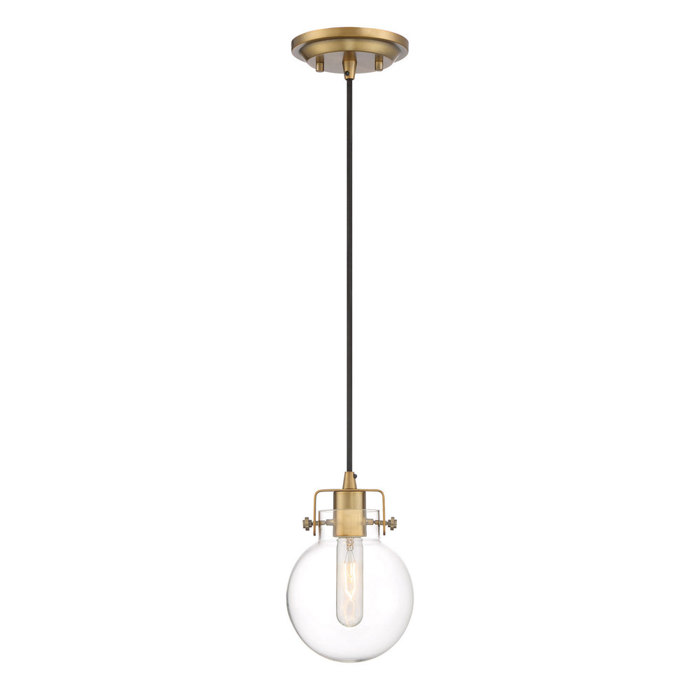 Quoizel - One Light Mini Pendant - Sidwell - Weathered Brass- Union Lighting Luminaires Decor