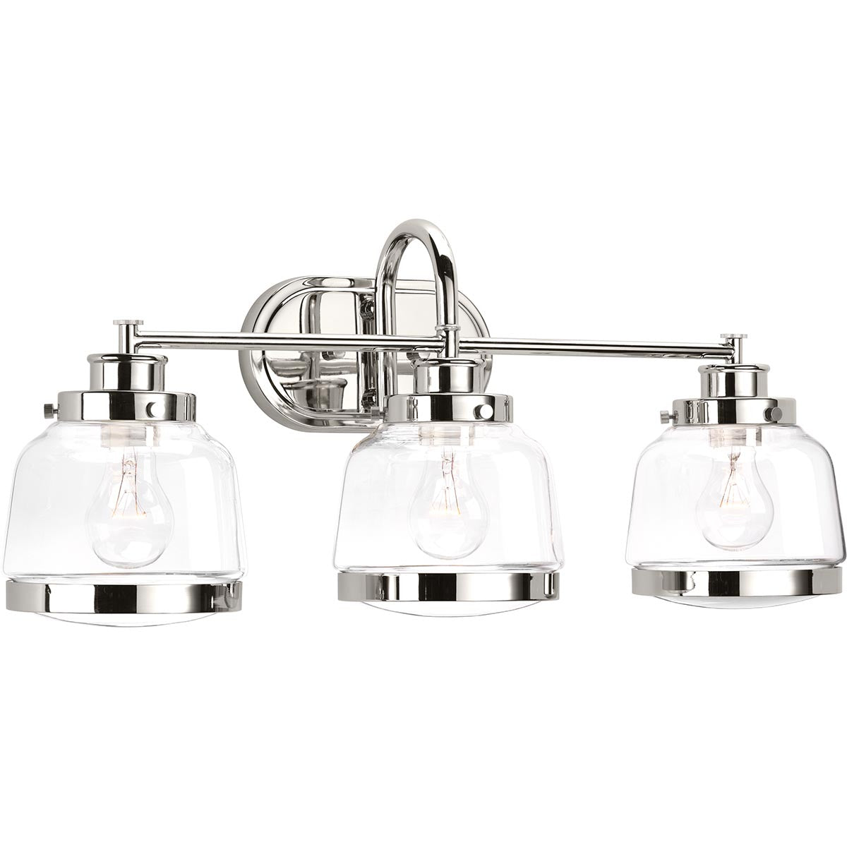 Progress Canada - Three Light Bath - Judson - Polished Nickel- Union Lighting Luminaires Decor