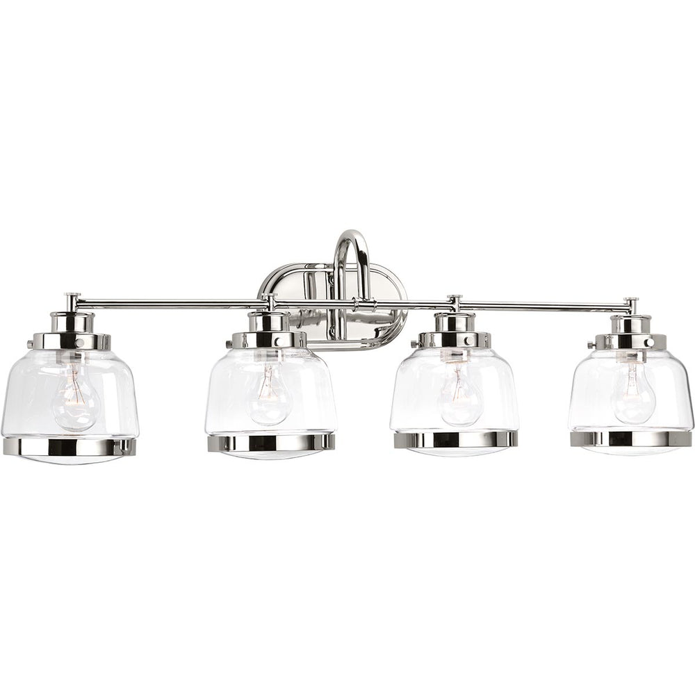 Progress Canada - Four Light Bath - Judson - Polished Nickel- Union Lighting Luminaires Decor