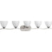 Progress Canada - Five Light Bath Bracket - Laird - Brushed Nickel- Union Lighting Luminaires Decor