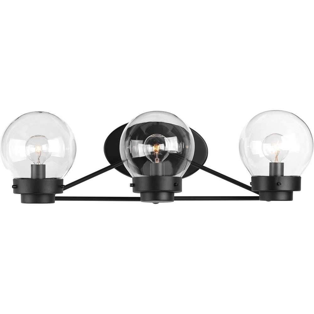 Progress Canada - Three Light Bath - Spatial - Black- Union Lighting Luminaires Decor