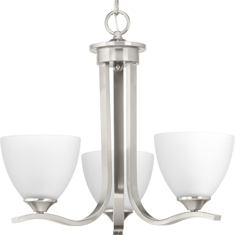 Progress Canada - Three Light Chandelier - Laird - Brushed Nickel- Union Lighting Luminaires Decor