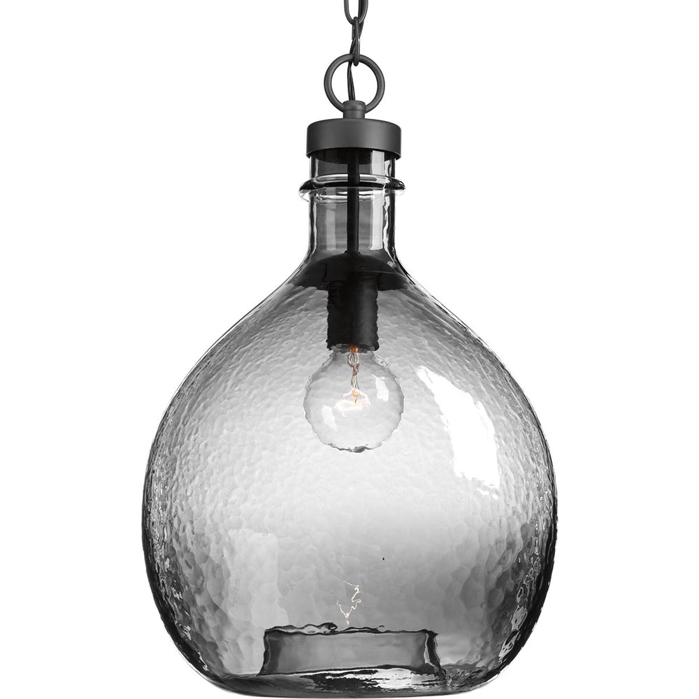 Progress Canada - One Light Pendant - Zin - Graphite- Union Lighting Luminaires Decor