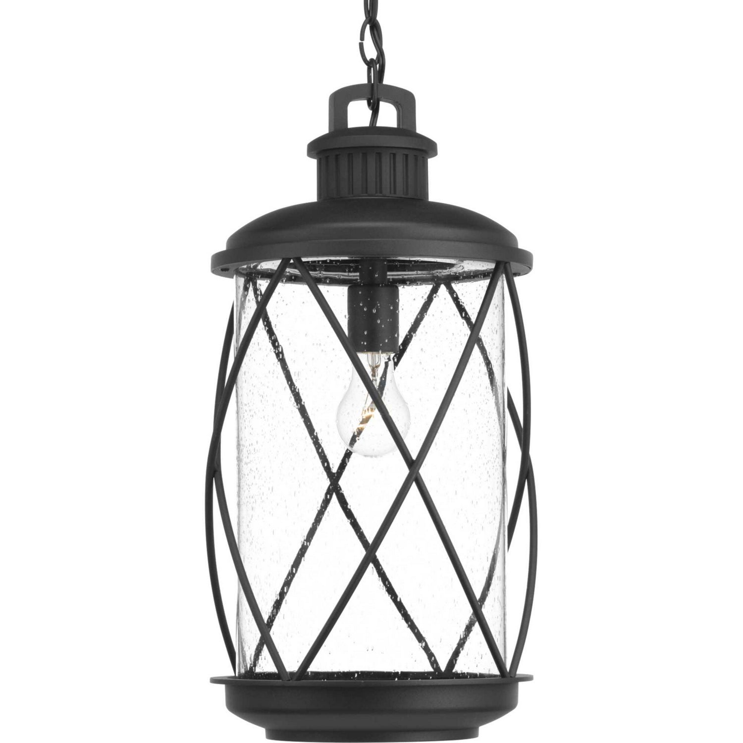 Progress Canada - One Light Hanging Lantern - Hollingsworth - Black- Union Lighting Luminaires Decor