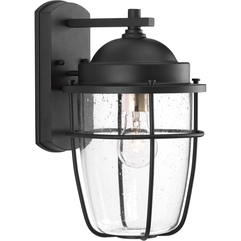 Progress Canada - One Light Wall Lantern - Holcombe - Black- Union Lighting Luminaires Decor