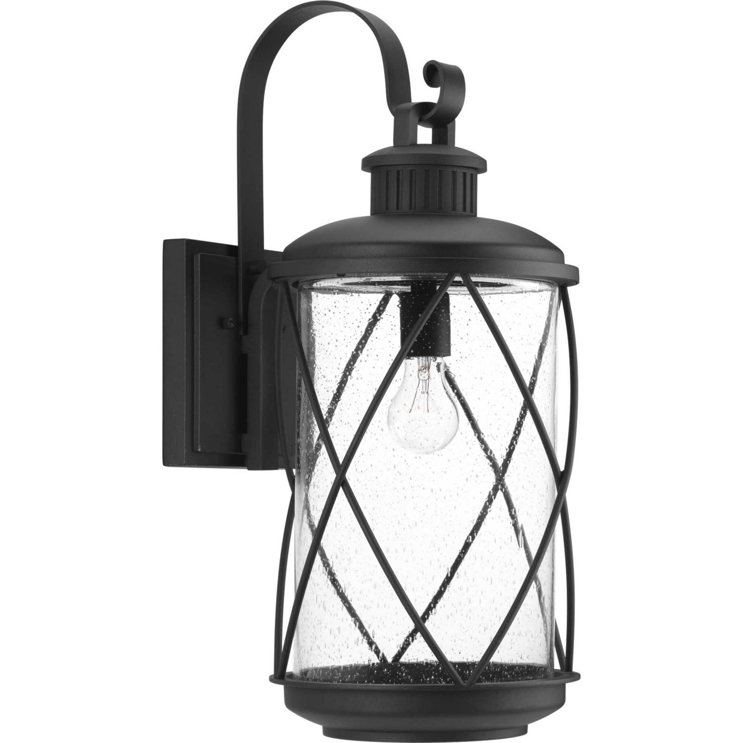 Progress Canada - One Light Wall Lantern - Hollingsworth - Black- Union Lighting Luminaires Decor