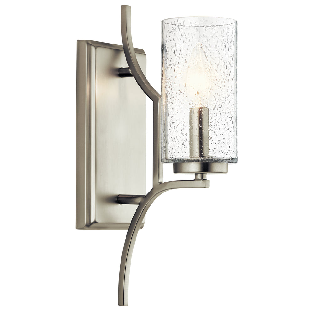Kichler Canada - One Light Wall Sconce - Vara - Brushed Nickel- Union Lighting Luminaires Decor
