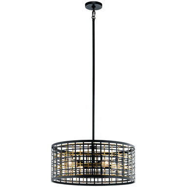 Kichler Canada - Four Light Chandelier - Aldergate - Black- Union Lighting Luminaires Decor