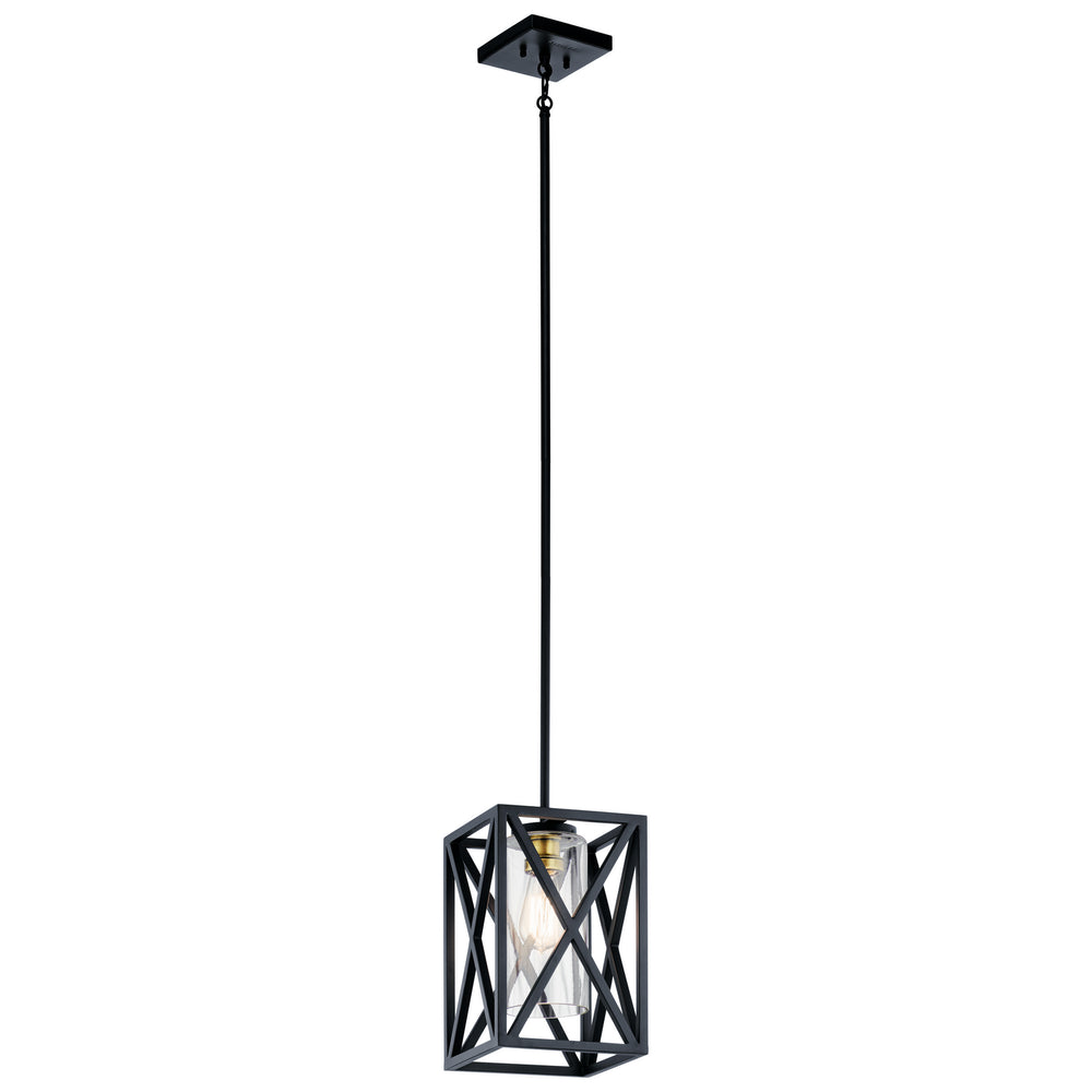 Kichler Canada - One Light Mini Pendant - Moorgate - Black- Union Lighting Luminaires Decor